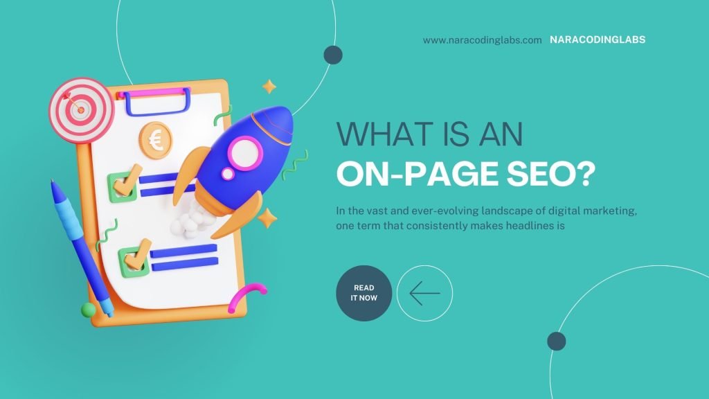 What is an on-page SEO